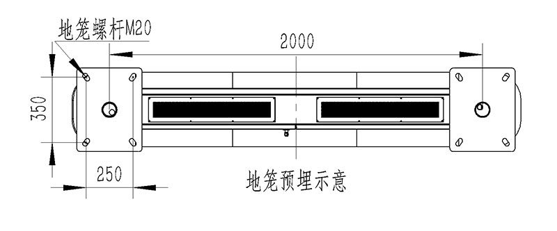 高智能負(fù)氧離子監(jiān)測(cè)站產(chǎn)品地籠尺寸圖